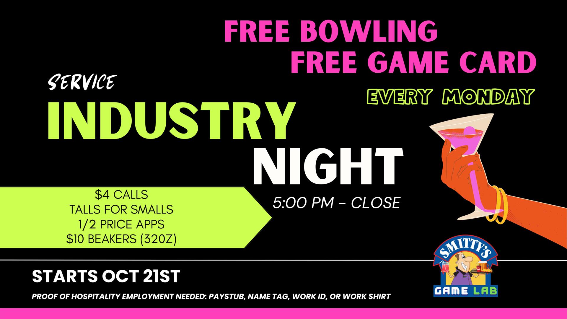 INDUSTRY NIGHT MONDAYS SANFORD image