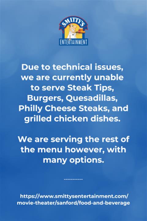 Limited Menu - Sanford image
