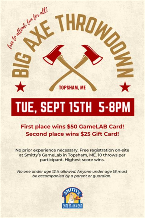 Topsham Big Axe throwdown image