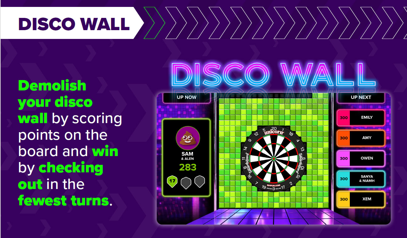 Disco wall game