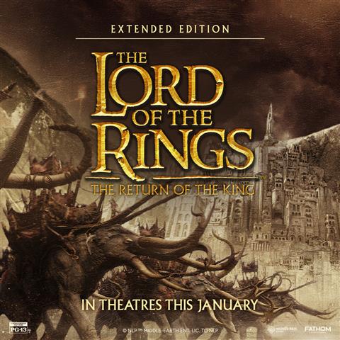 THE LORD OF THE RINGS: THE RETURN OF THE KING (2026) poster