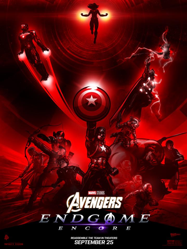 AVENGERS ENDGAME ENCORE Movie Poster