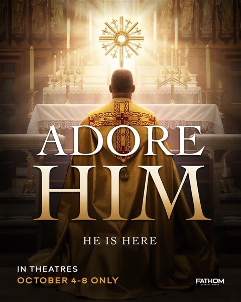 ADORE HIM: HE IS HERE poster