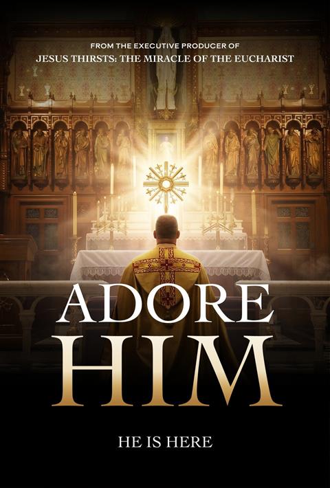 ADORE HIM: HE IS HERE poster