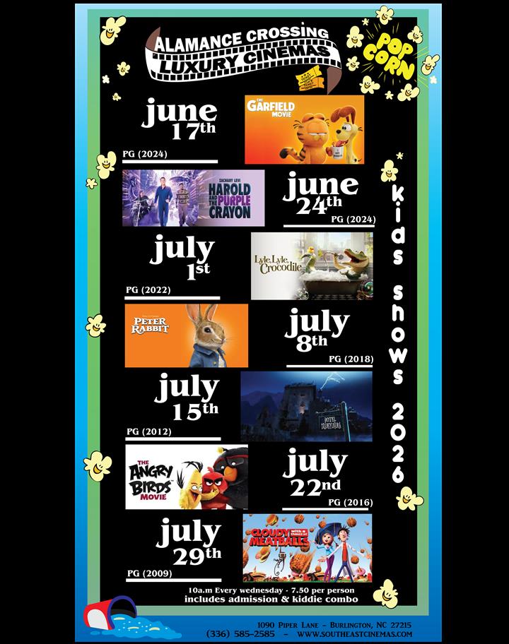 SUMMER KID SERIES - GARFIELD MOVIE - INCLUDES KIDDIE COMBO Movie Poster