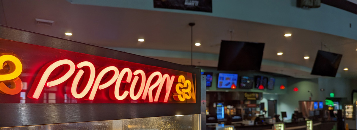Popcorn machine and concessions