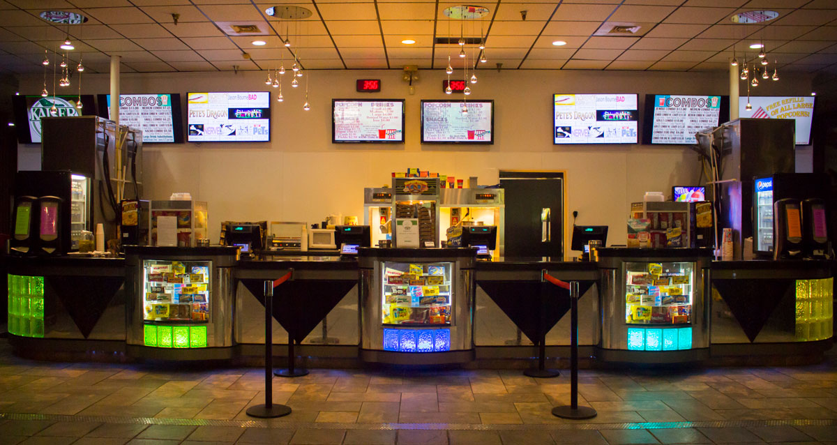 Concessions counter