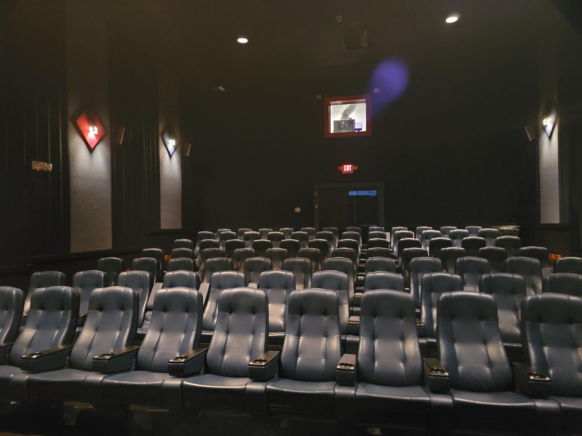 Auditorium seating from below