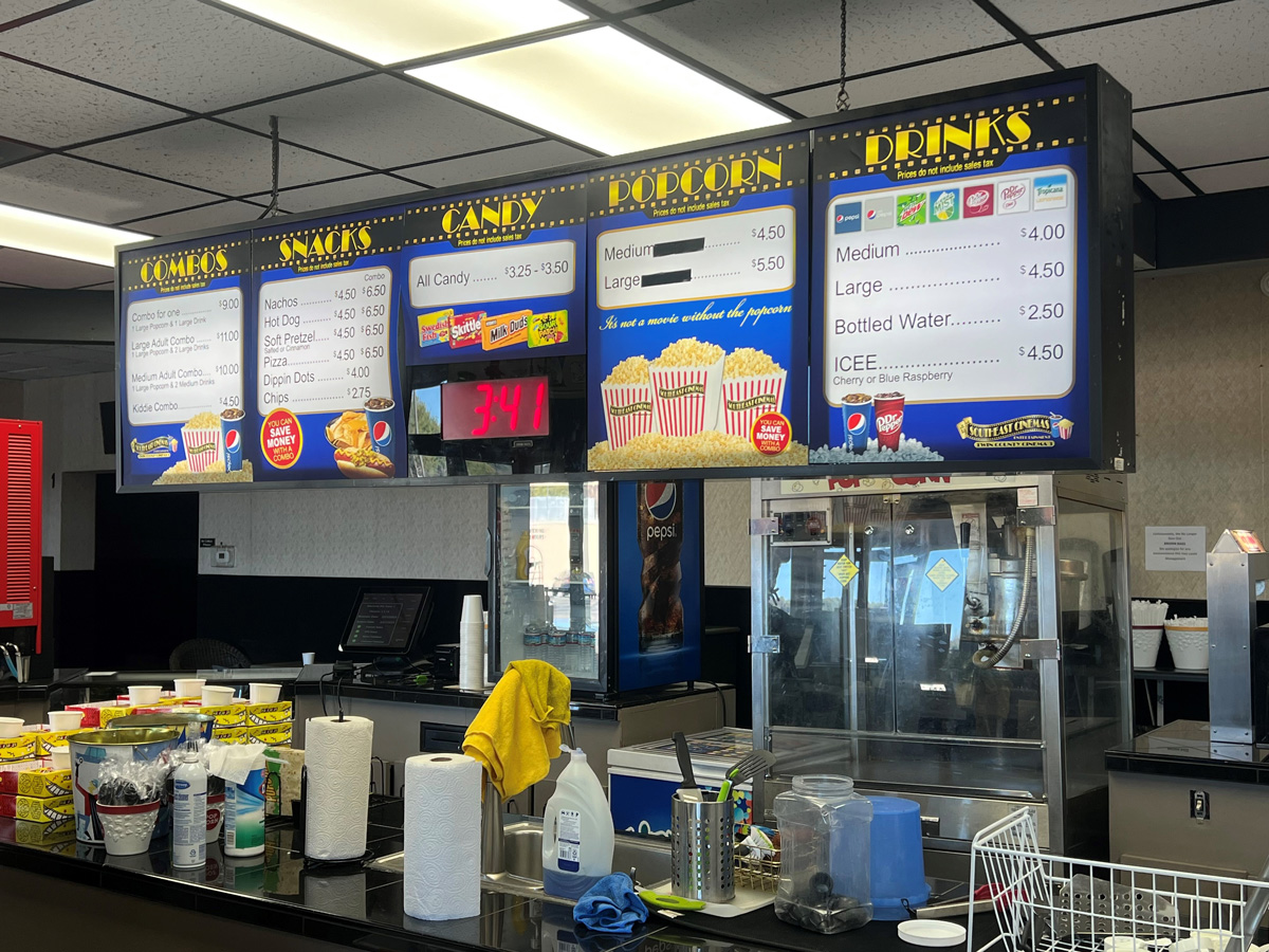 Concessions area