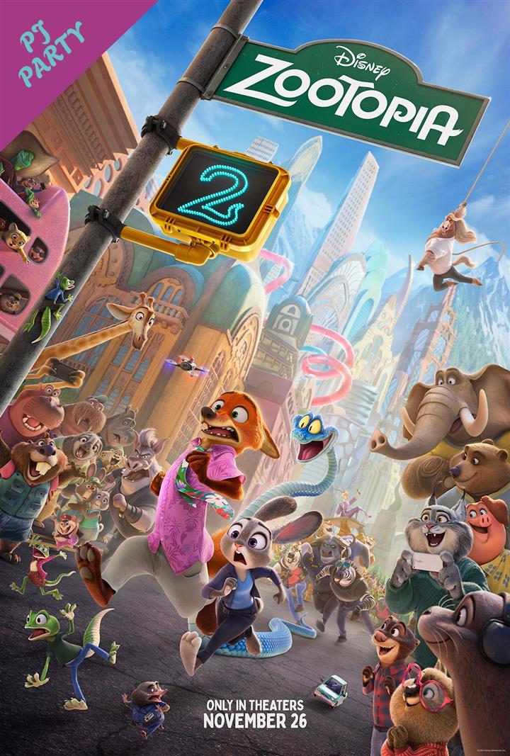 ZOOTOPIA 2 PJ PARTY Movie Poster