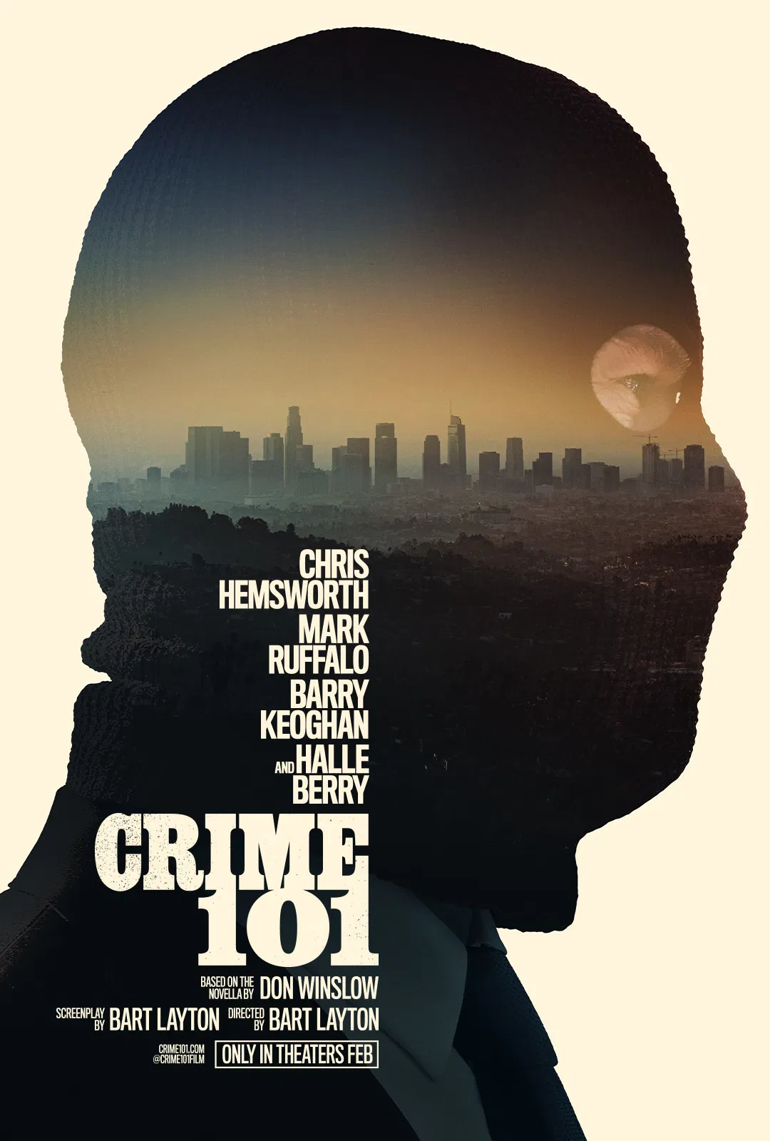 CRIME 101 poster