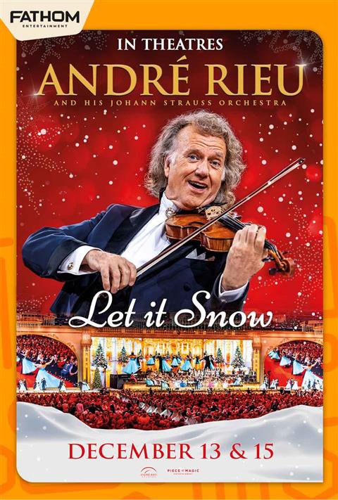 ANDRE RIEU'S 2026 CHRISTMAS CONCERT: LET IT SNOW poster
