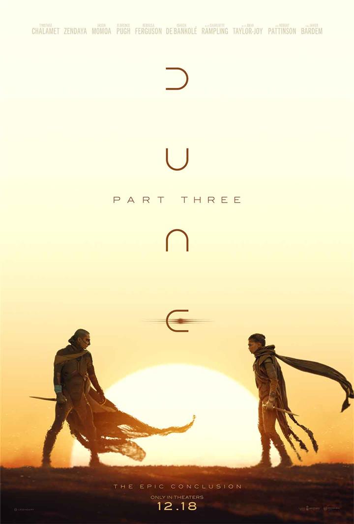 DUNE: PART THREE INSIDER SCREENINGS Movie Poster