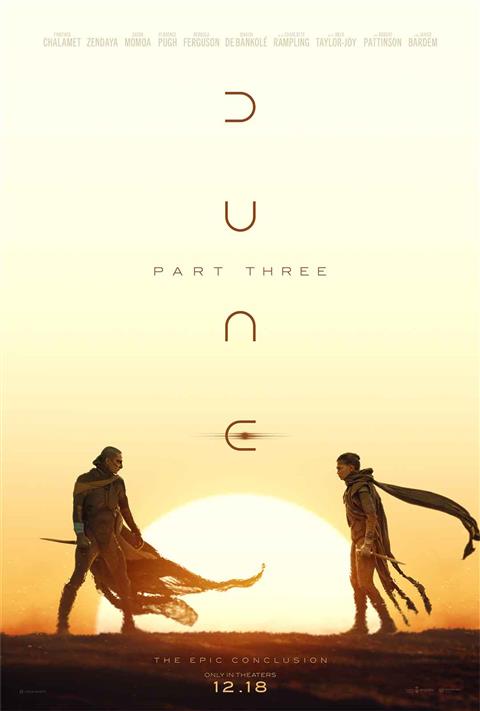 DUNE: PART THREE INSIDER SCREENINGS poster