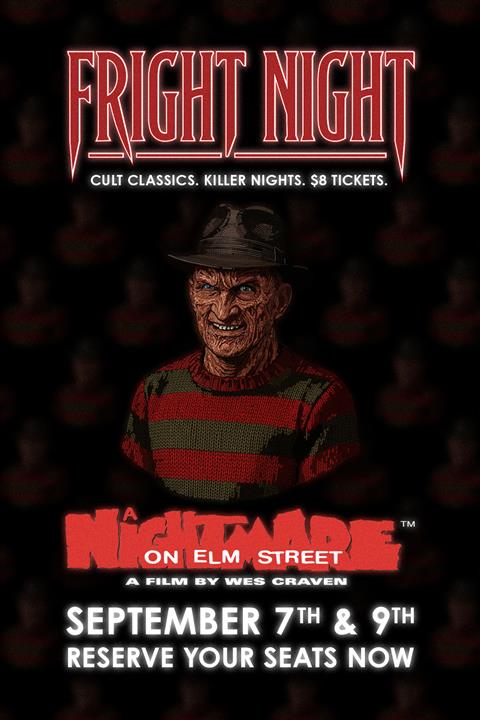 Fright Night: A NIGHTMARE ON ELM STREET $8 poster