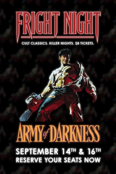 Fright Night: ARMY OF DARKNESS $8 poster