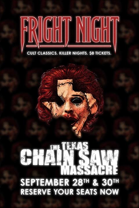Fright Night: THE TEXAS CHAIN SAW MASSACRE (1974) $8 poster
