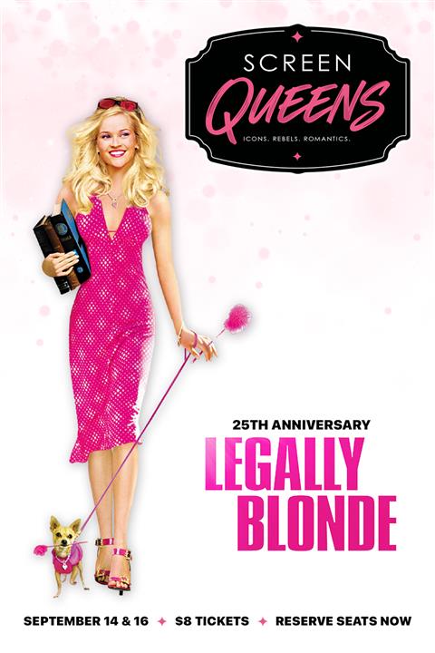 Screen Queens: LEGALLY BLONDE $8 poster