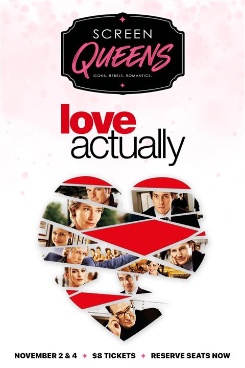 Screen Queens: LOVE ACTUALLY $8 poster