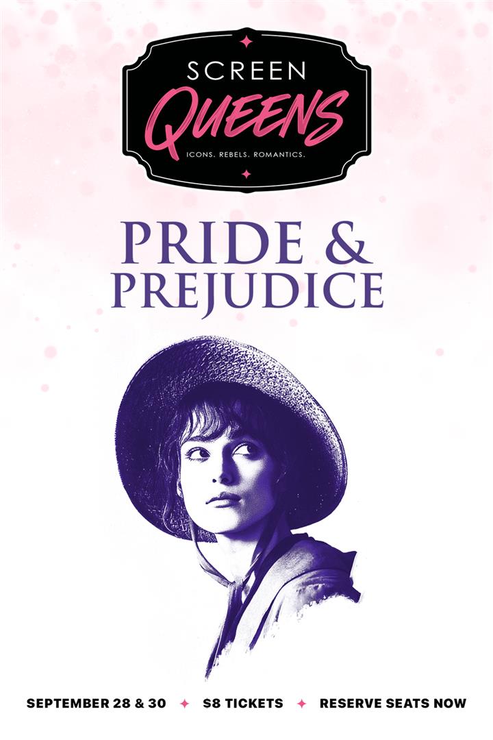 Screen Queens: PRIDE & PREJUDICE $8 Movie Poster