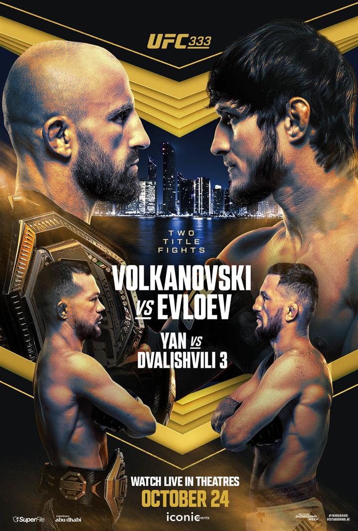 UFC 333: Volkanovski vs Evloev Movie Poster