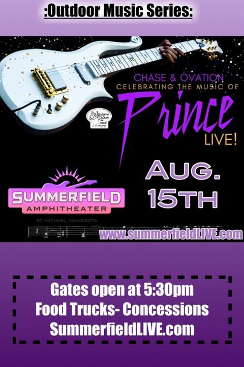 CHASE & OVATION - CELEBRATING THE MUSIC OF PRINCE *LIVE!* poster