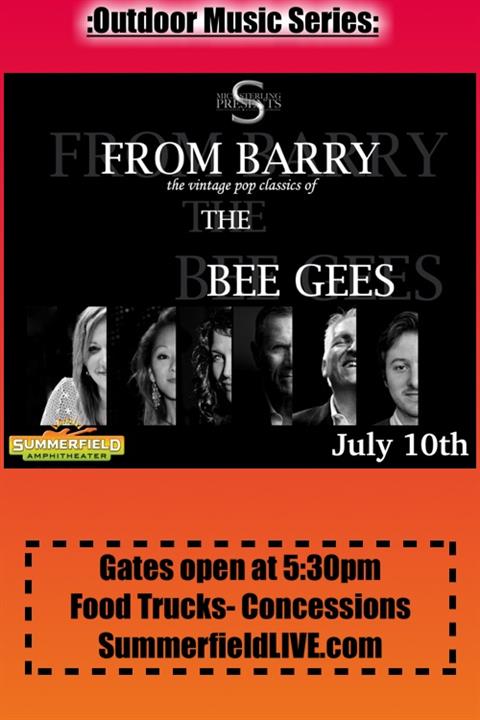FROM BARRY - A TRIBUTE TO THE BEE GEES BY MICK STERLING AND FRIENDS poster
