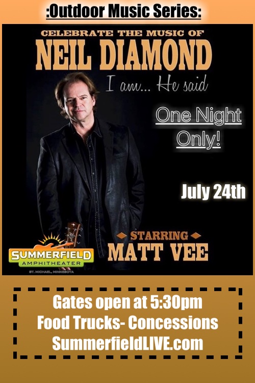 I AM, HE SAID - A CELEBRATION OF NEIL DIAMOND STARRING MATT VEE Movie Poster