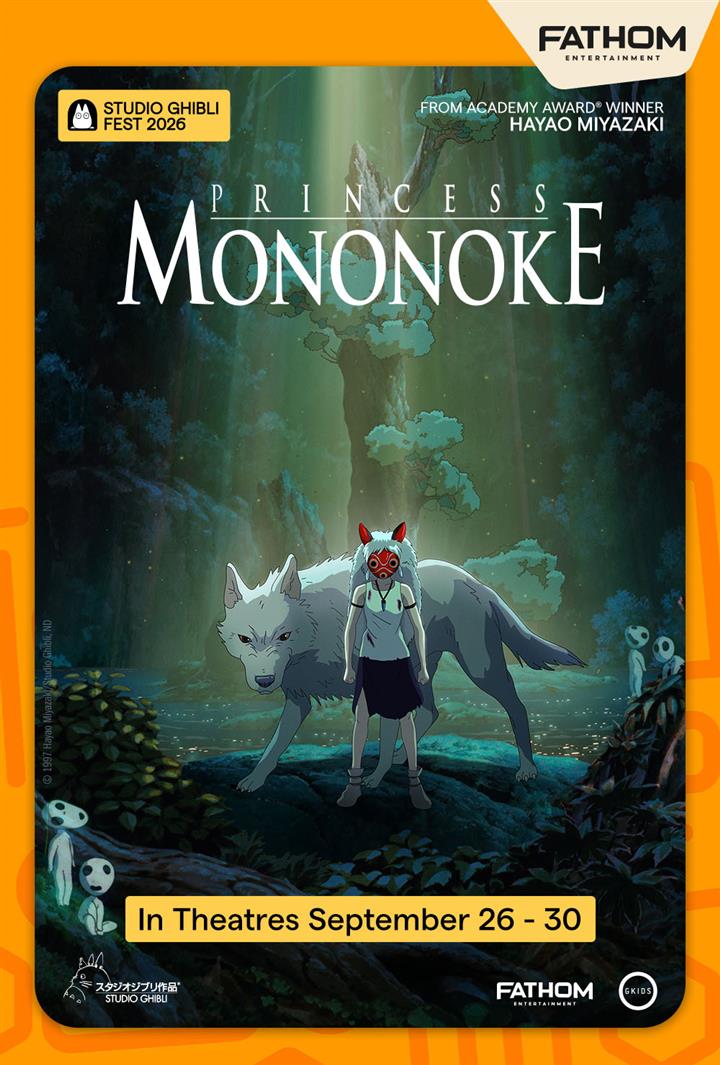 PRINCESS MONONOKE - STUDIO GHIBLI FEST 2026 Movie Poster
