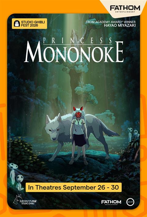 PRINCESS MONONOKE - STUDIO GHIBLI FEST 2026 poster