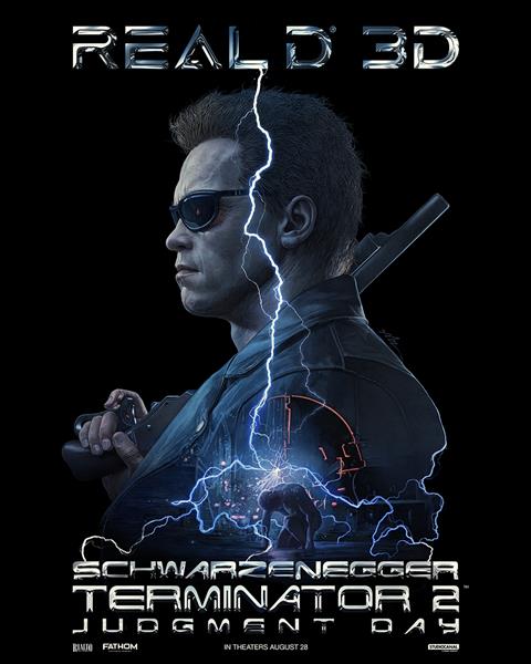TERMINATOR 2: JUDGEMENT DAY 3D 35TH ANNIVERSARY poster