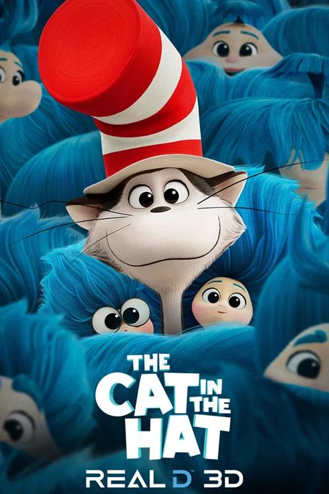 THE CAT IN THE HAT 3D poster