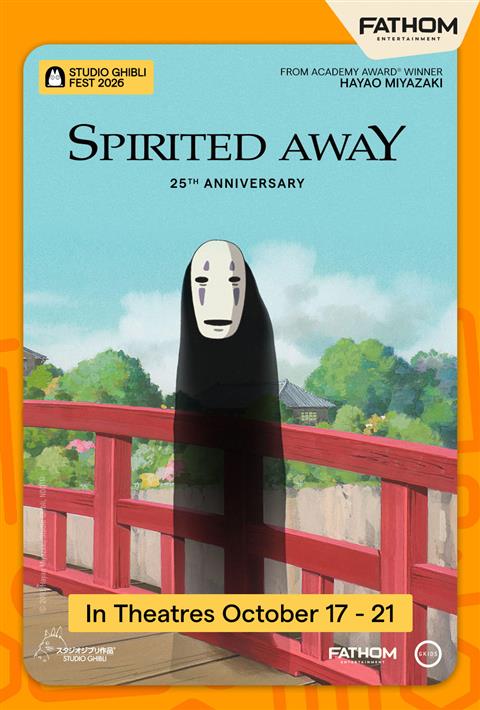 SPIRITED AWAY 25TH ANNIVERSARY - STUDIO GHIBLI FEST 2026 poster