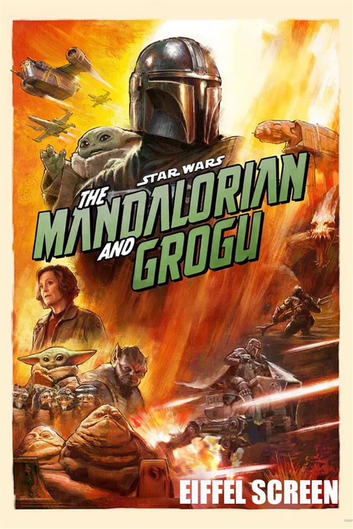 STAR WARS: THE MANDALORIAN AND GROGU IN PLF Movie Poster