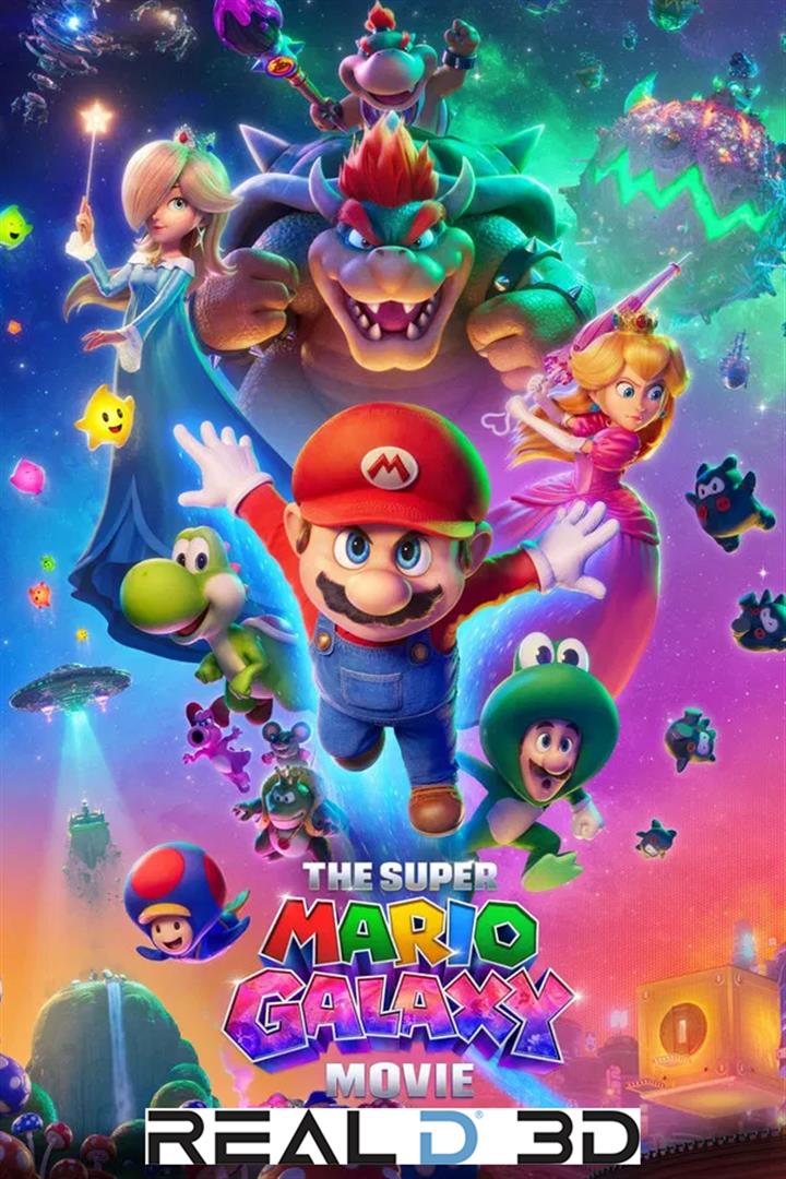 3D THE SUPER MARIO GALAXY MOVIE Movie Poster