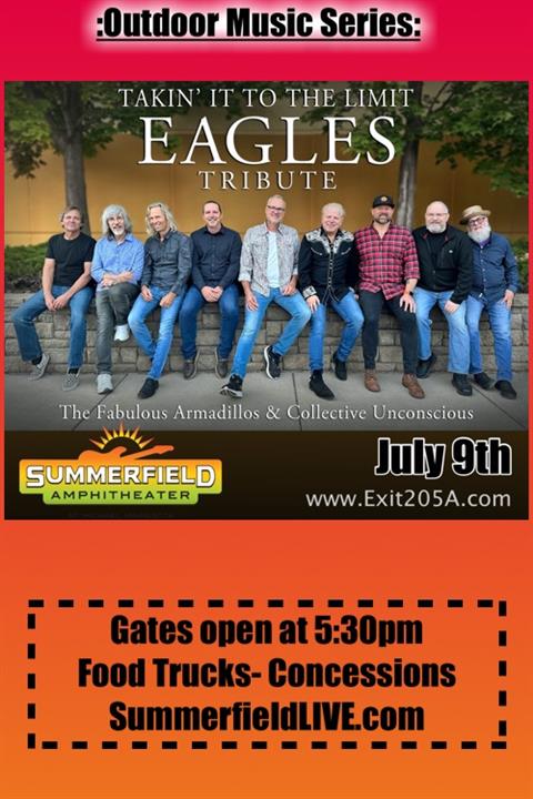 THE FABULOUS ARMADILLOS & COLLECTIVE UNCONSCIOUS - TAKIN' IT TO THE LIMIT - A TRIBUTE TO EAGLES poster
