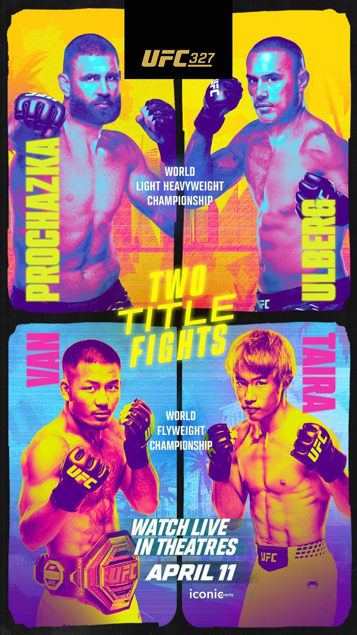 UFC 327: PROCHAZKA VS. ULBERG Movie Poster