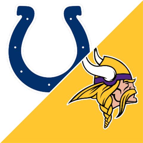 VIKINGS VS. COLTS poster