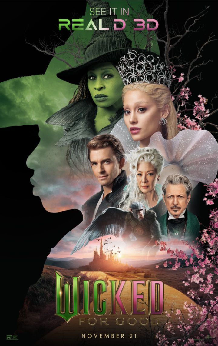 WICKED: FOR GOOD 3D Movie Poster