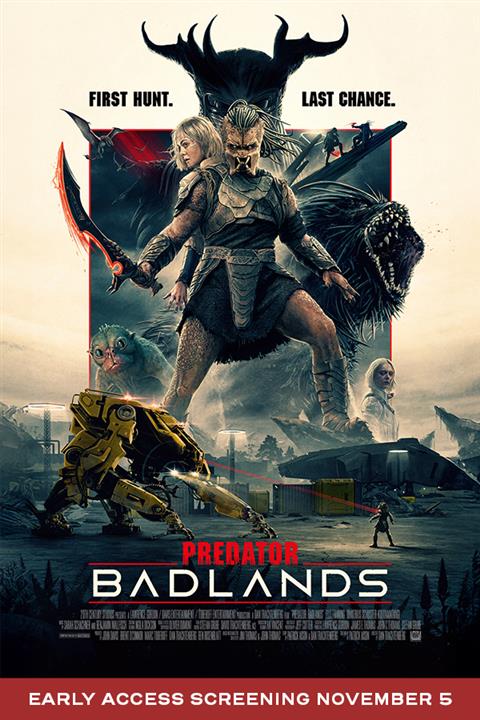 Predator: Badlands Early Access poster