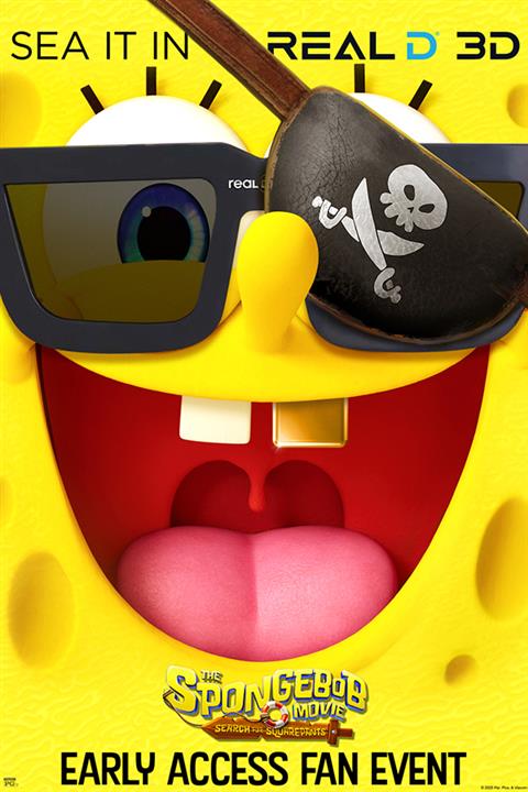 The Spongebob Squarepants Movie: 3D Early Access poster