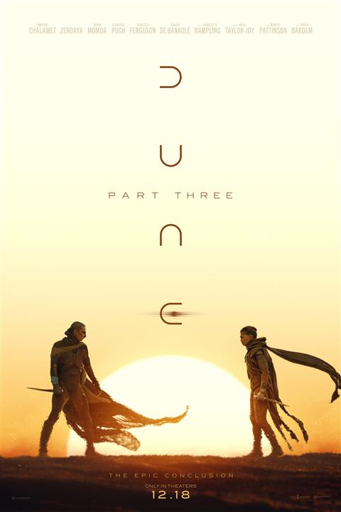 Dune: Part Three poster