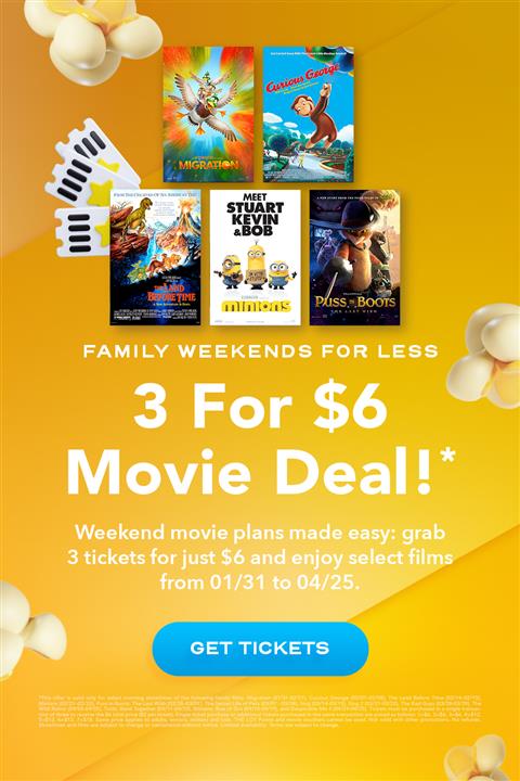 3 for 6 JAN - APR image