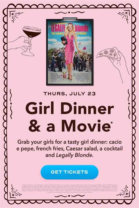 Girl Dinner: Legally Blonde image