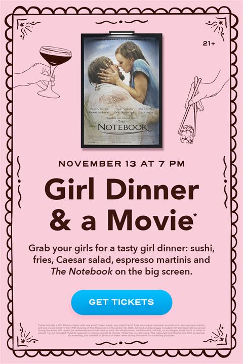Girl Dinner: The Notebook (LJ) image