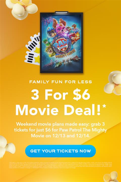 Paw Patrol 3 for $6 image