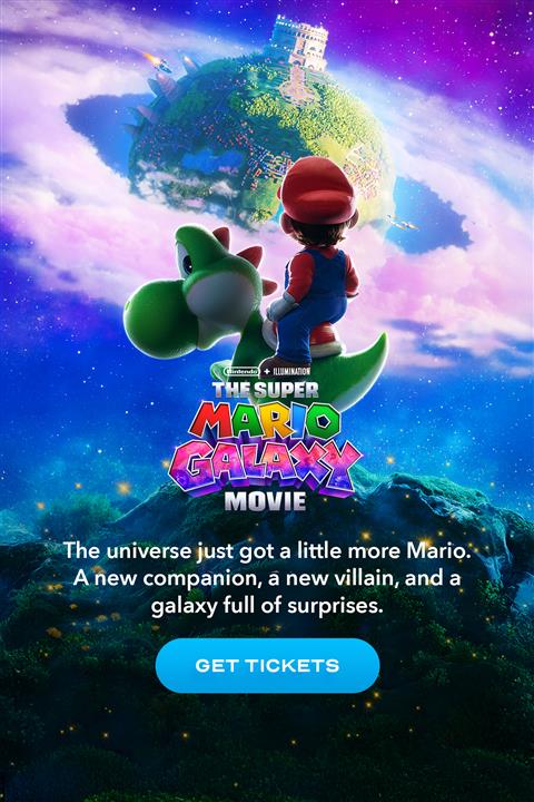 Super Mario Galaxy tickets image