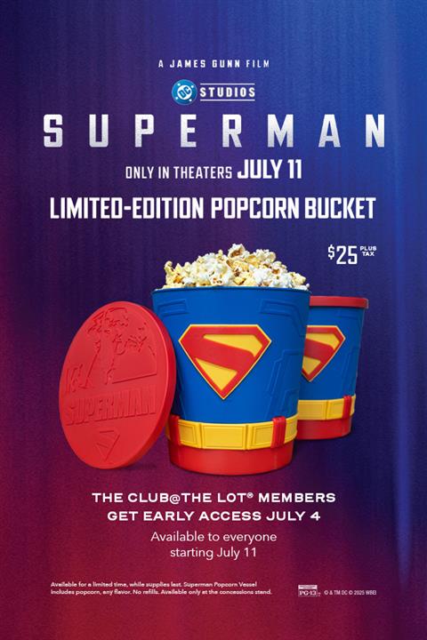 Superman Popcorn Vessels image