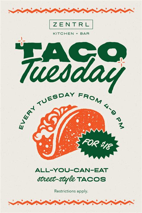 TACO TUESDAY! All You Can Eat Street Tacos image