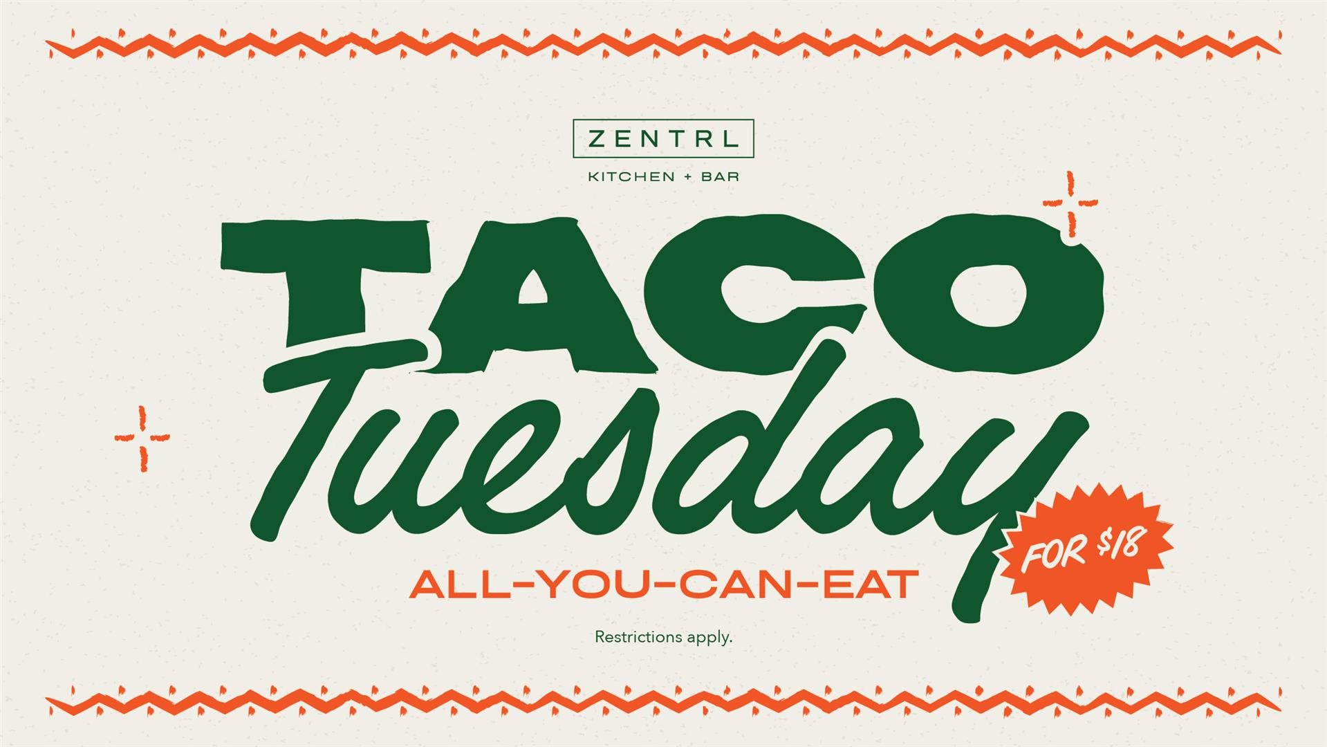 TACO TUESDAY! All You Can Eat Street Tacos image